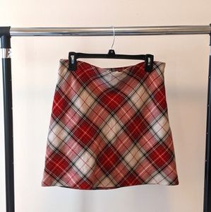 Plaid H&M Mini Skirt